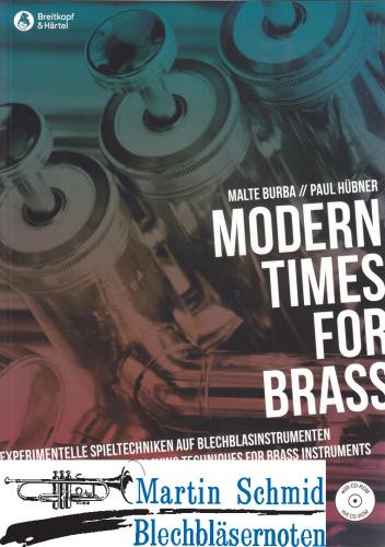 Artikelbild des Artikels “Modern Times for Brass : Experimentelle Spieltechniken auf Blasinstrumenten (deutsch/englisch) “