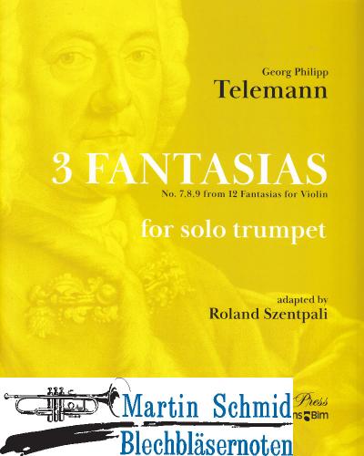 Product image of the product “3 Fantasias - no. 7, 8, 9 from 12 Fantasias for violin ”