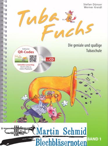 Product image of the product “Tuba Fuchs Band 1 (mit CD - Die geniale und spaßige Tubaschule  ”