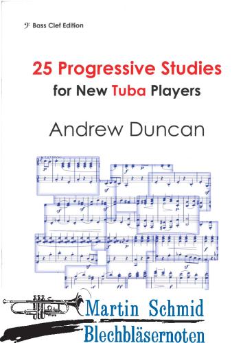 Product image of the product “25 Progessive Studies for New Tuba Players (Bass clef)  ”