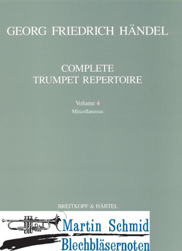 Product image of the product “Complete Trumpet Repertoire Heft 4 - Miscellaneous (Trompeten in C notierst) ”