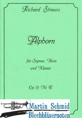 Product image of the product “Alphorn (Hr in Es.Sopran.Klav) (fensterer) ”