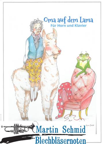 Product image of the product “Oma auf dem Lama ”