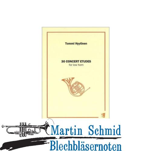 Artikelbild des Artikels “30 Concert Etudes for Low Horn  “