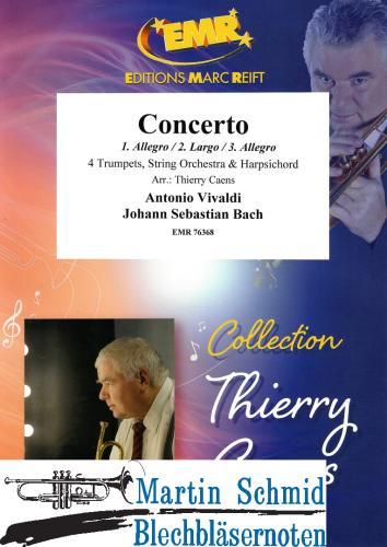 Product image of the product “Concerto (2 Piccolo Trompeten in A.1Trp ind D/C.1Trp in C/B.Streicher.Bc))  ”