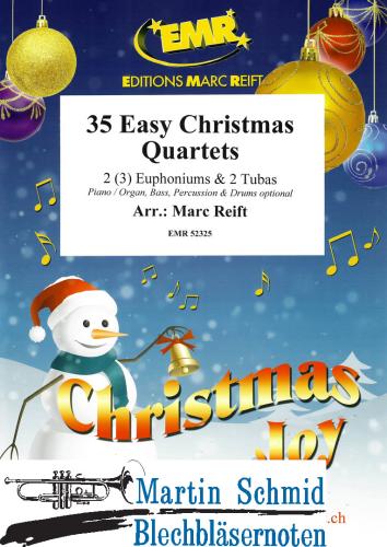 Artikelbild des Artikels “35 Easy Christmas Quartets (000.22;000.31) (Neuheit Tuba) “