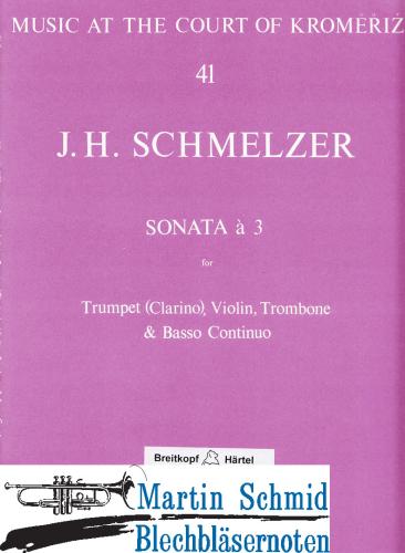 Product image of the product “Sonata à 3 (Trp.Vl.Pos.Bc)  (Musica Rara Antiquarisch) ”