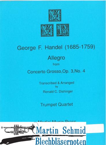Product image of the product “Allegro aus dem Concerto Grosso op.3 No.4 ”