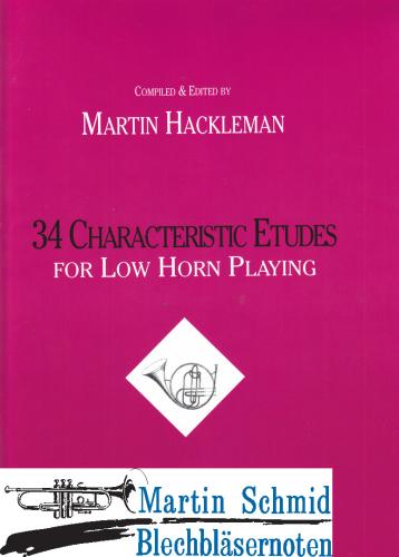 Product image of the product “34 Characteristic Etudes for Low Horn ”