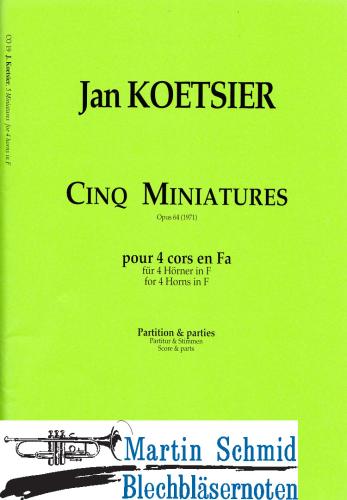 Product image of the product “Cinq Miniatures op.64 ”