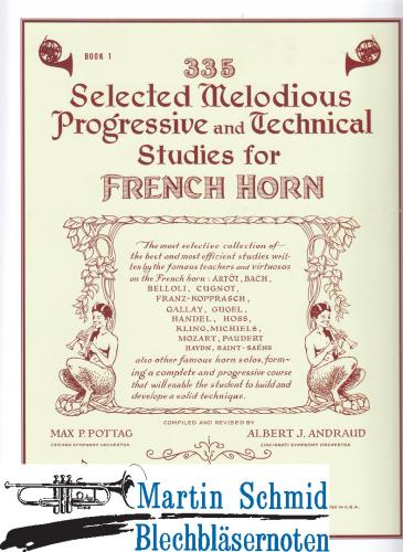 Product image of the product “335 Selected Melodius Progressive and Technical Studies Book I ”