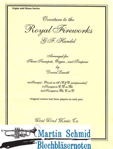 Product image of the product “Ouverture to the Royal Fireworks ”