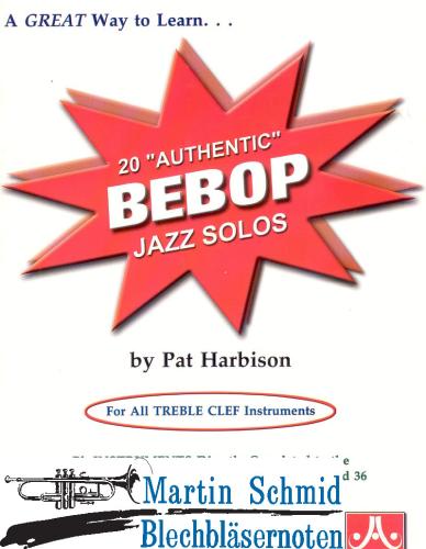 Product image of the product “20 Authentic Bebop Jazz Solos ”
