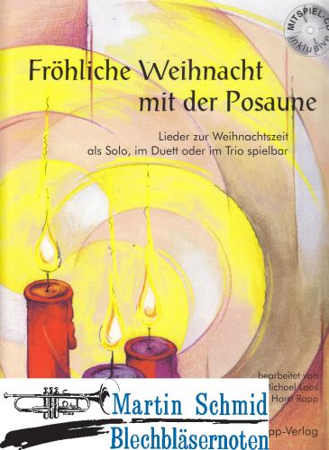 Product image of the product “Fröhliche Weihnacht mit der Posaune (+CD) ”