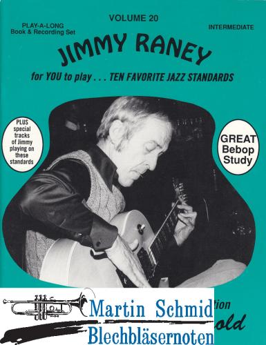 Product image of the product “Volume 20: Jimmy Raney - Great Bebop Study (Buch/CD) ”