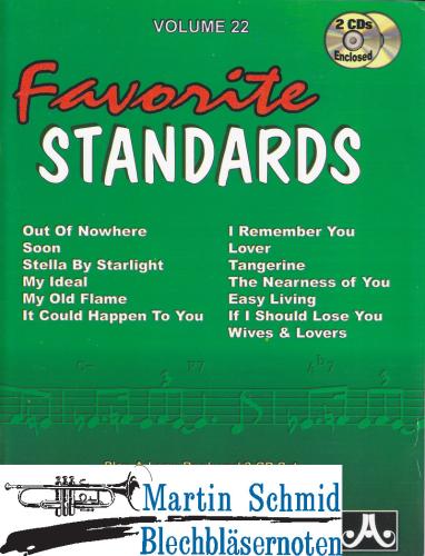 Product image of the product “Volume 22: Favorite Standards (Buch/2CDs) ”