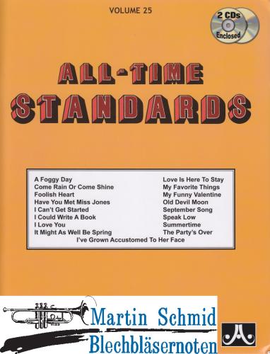 Product image of the product “Volume 25: All-Time Standards (Buch/2CDs) ”