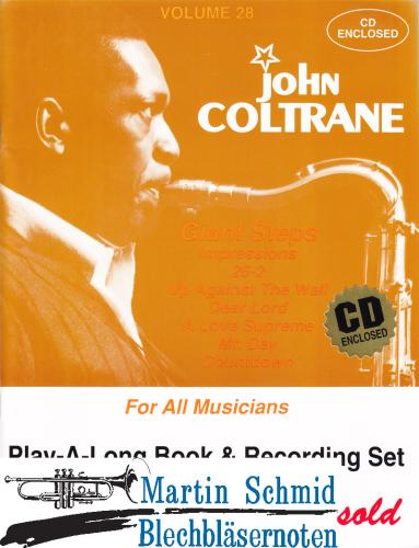 Product image of the product “Volume 28: John Coltrane (Buch/CD) ”