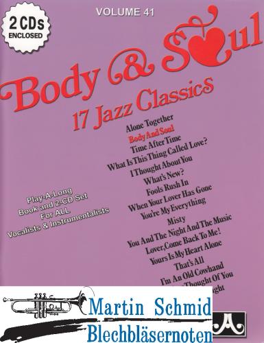 Product image of the product “Volume 41: Body & Soul (Buch/2CDs) ”