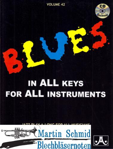 Product image of the product “Volume 42: Blues In All Keys (Buch/CD) ”