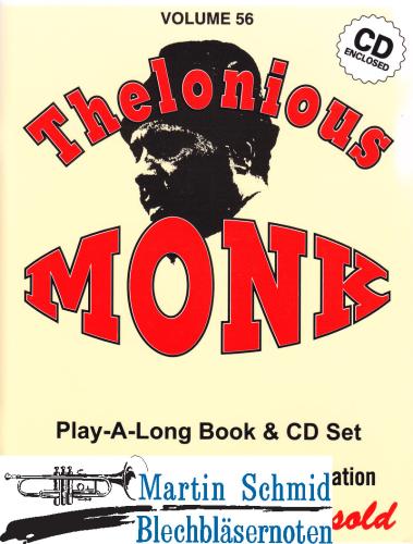 Product image of the product “Volume 56: Thelonious Monk (Buch/CD) ”