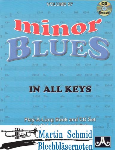 Product image of the product “Volume 57: Minor Blues in All Keys (Buch/CD) ”