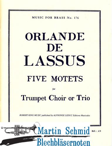 Product image of the product “5 Motets ”