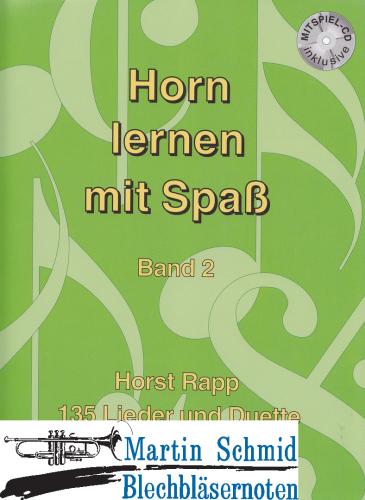 Product image of the product “Horn lernen mit Spaß Band 2 (mit CD) ”