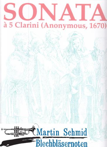 Artikelbild des Artikels “Sonata à 5 Clarini (5Trp.Bc) “