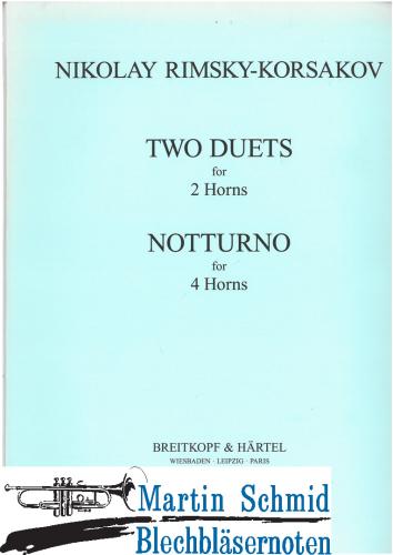 Product image of the product “Zwei Duette - Notturno für 4 Hörner ”