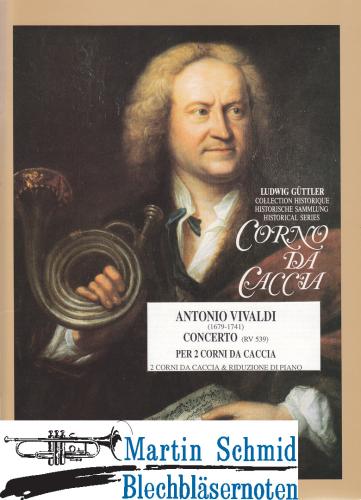 Product image of the product “Concerto (2 Corni da caccia in F/2 FlgHr in B) ”