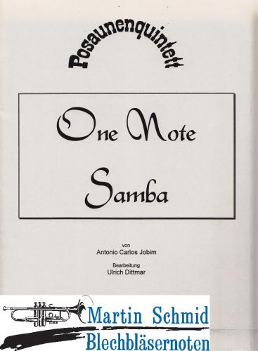 Artikelbild des Artikels “One Note Samba (5Pos) Stimmen “