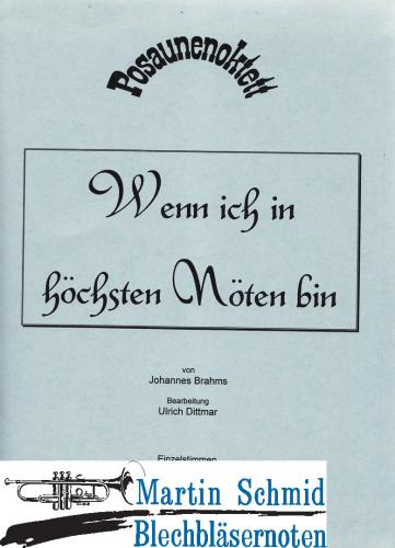 Product image of the product “Wenn ich in höchsten Nöten bin (8Pos) Stimmen ”
