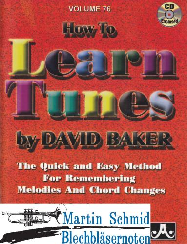 Product image of the product “Volume 76: How to Learn Tunes: A Jazz Musician's Survival Guide (Buch/2CDs) ”