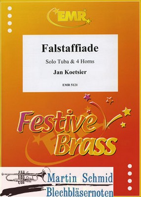 Product image of the product “Falstaffiade (Solo Tuba & 4 Hörner) ”