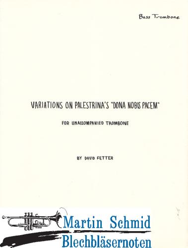 Artikelbild des Artikels “Variations on Palestrina's Dona Nobis Pacem “