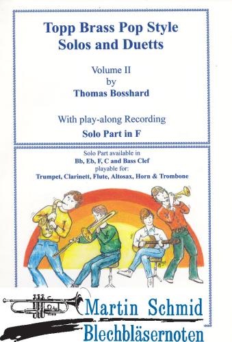 Product image of the product “Topp Brass Pop Style Solos and Duets Vol. 2 (Hr in F) ”