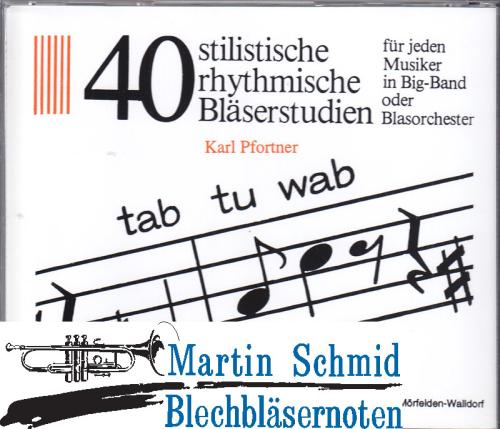 Product image of the product “40 stilistische rhythmische Bläserstudien (CD) ”