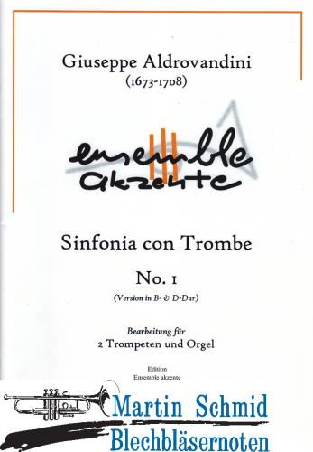 Product image of the product “Sinfonia con Tromba Nr.1 (Ausgabe in D und B-Dur) ”