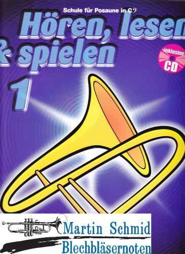 Product image of the product “Hören, lesen & spielen Band 1 (Baßschlüssel) (Buch + Online-Audio) ”