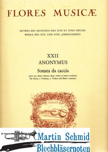 Artikelbild des Artikels “Sonata da caccia (Hr.2Vl.2Vla.Bc)(Partitur) “