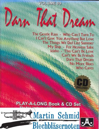 Product image of the product “Volume 89: Darn That Dream (Buch/CD) ”