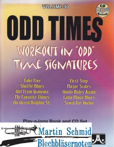 Product image of the product “Volume 90: Odd Times - Unusual Time Signatures (Buch/CD) ”