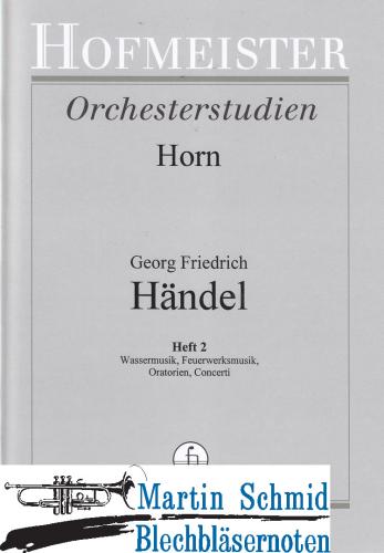 Product image of the product “Studien Heft 2 (Wassermusik, Feuerwerksmusik, Oratorien, Concerti) ”