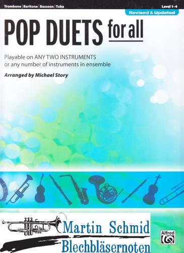 Product image of the product “Pop Duets - Posaunen-/Bariton-/Tubastimmen SpP (mit und ohne Klavier; mit anderen Instrumenten kombinierbar) ”