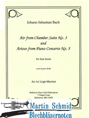 Product image of the product “Air - Suite Nr.3/Arioso - Concerto Nr.5 ”