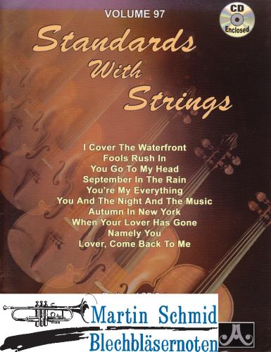 Product image of the product “Volume 97: Standards With Strings (Buch/CD) ”