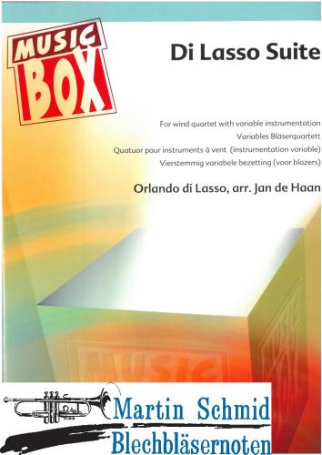 Product image of the product “Di Lasso Suite (variable Besetzung.Pk.Perc ad lib) ”