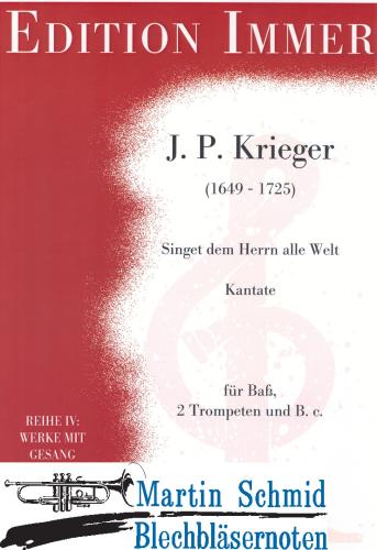 Artikelbild des Artikels “Singet dem Herrn alle Welt (2Trp.Baß.Bc) “