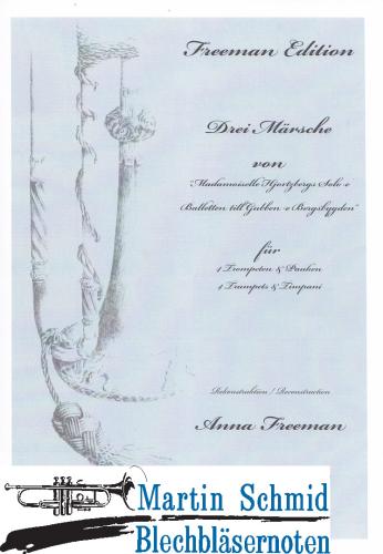 Product image of the product “Drei Märsche (4 Trompeten und Pauken) ”